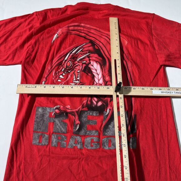Vintage Red Digital Cinema Dragon Shootwear Camera Shirt Small - Picture 9 of 9